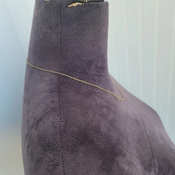 Unmarked Silvertone Chain Strap Necklaces 18" Gold - Picture 7 of 7